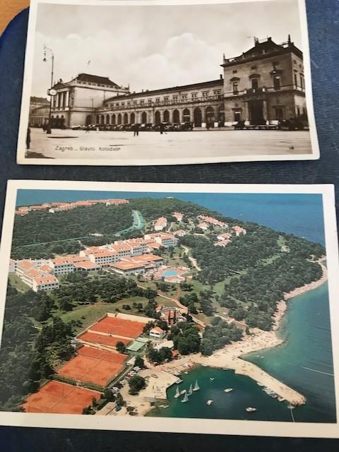Kroatië, Verzamelen, Ansichtkaarten | Buitenland, Ophalen of Verzenden, Voor 1920, Gelopen, Frankrijk