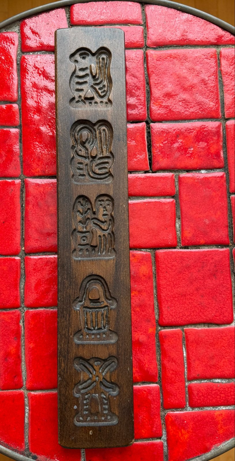 Vintage Speculaasplank / Chocoladeplank 40cm, Ophalen of Verzenden
