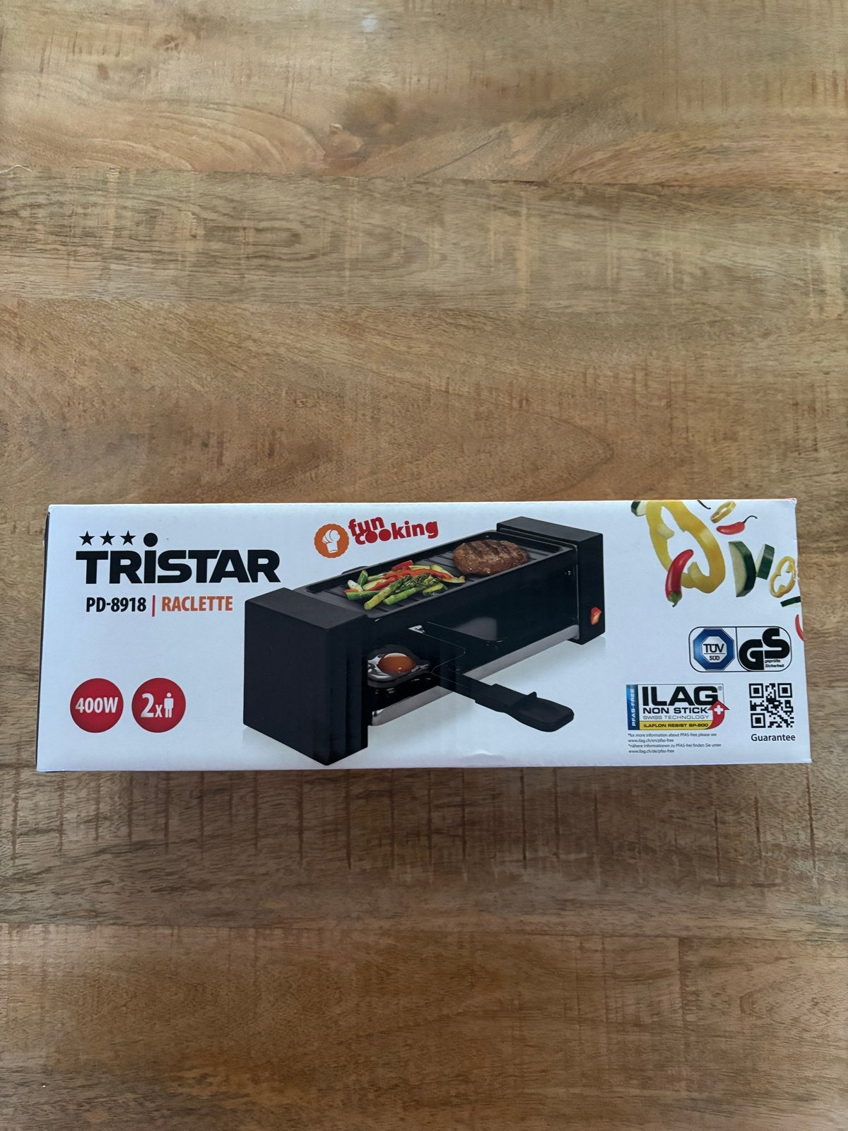 Tristar PD-8918 Gourmetstel - 400W, 2 personen, Ophalen of Verzenden, Nieuw, Minder dan 4 personen