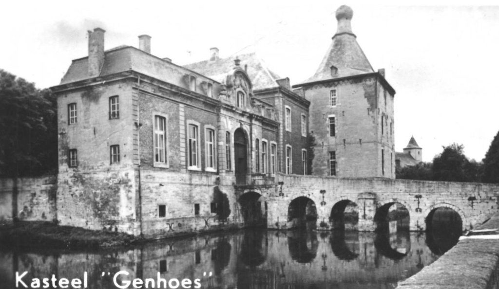 950012	Valkenburg	Kasteel	Genhoes	Geulgezicht	Onbeschreven, Ophalen of Verzenden, 1940 tot 1960, Ongelopen, Limburg