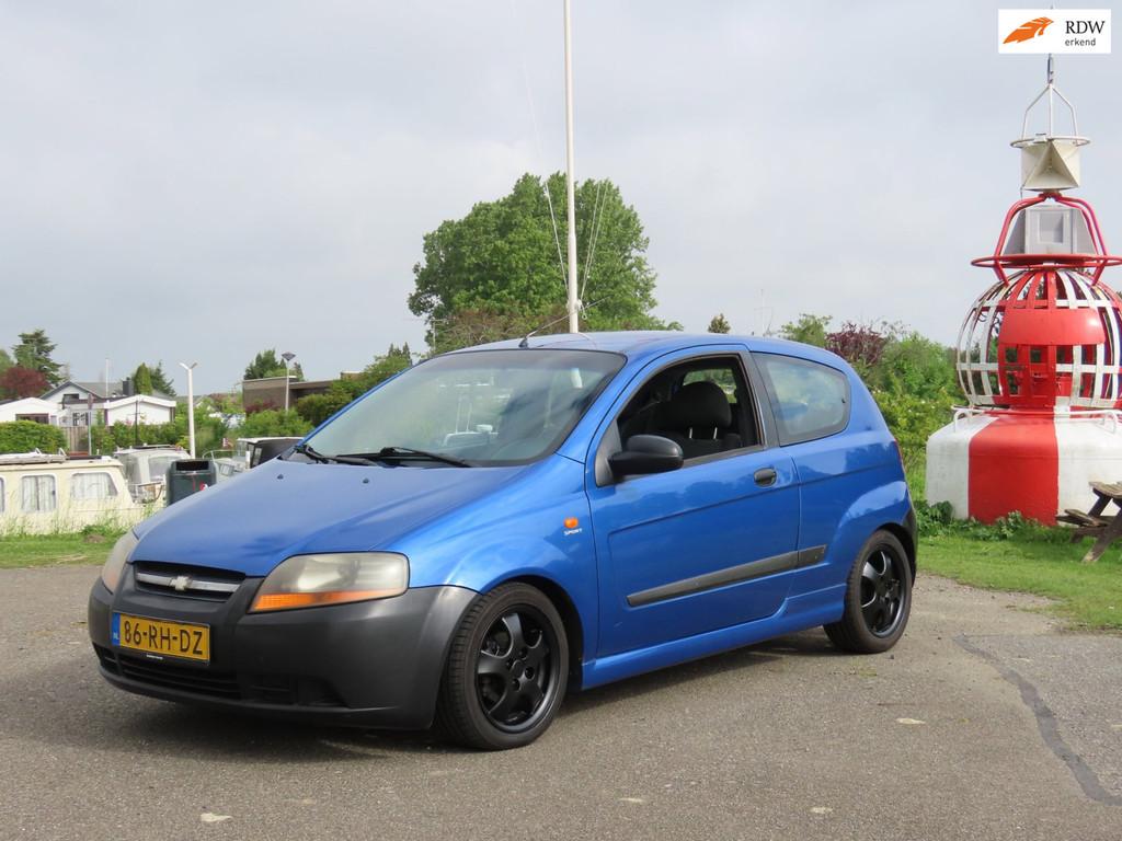 Chevrolet Kalos 1.4-16V Spirit *Rijdt perfect !, Voorwielaandrijving, 94 pk, Stof, Zwart