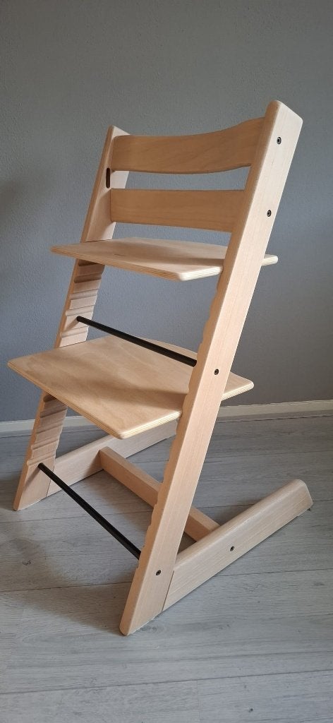Stokke tripp trapp stoel naturel oak als nieuw, Ophalen, Zo goed als nieuw, Meegroeistoel