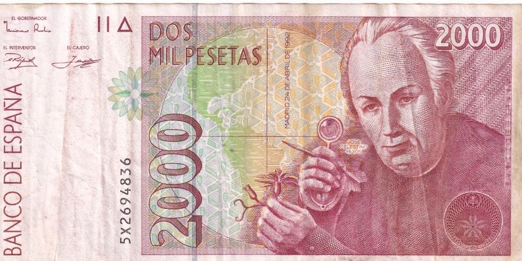 Spanje 2000 pesetas 24-4-1992, Verzenden, Overige landen, Los biljet