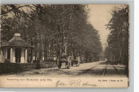 Ede Straatweg met Hoekelum met tramspoor st 1902, Verzenden, Voor 1920, Gelopen, Gelderland