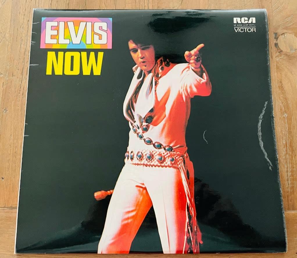 Elvis Presley - Now - UK 1972 LP, Cd's en Dvd's, Vinyl | Rock, Gebruikt, Verzenden, Overige genres, Fotohoes