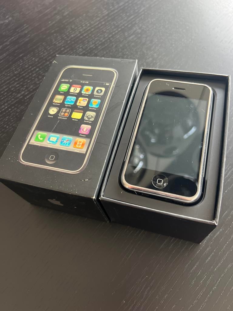 Originele iPhone 2G (2007) - 8GB - 1st GENERATION !!!!, Telecommunicatie, Mobiele telefoons | Apple iPhone, Gebruikt, Zwart, Ophalen of Verzenden