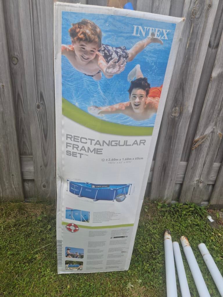 Te koop intex zwembad, Gebruikt, Minder dan 80 cm, Ophalen of Verzenden, Opzetzwembad