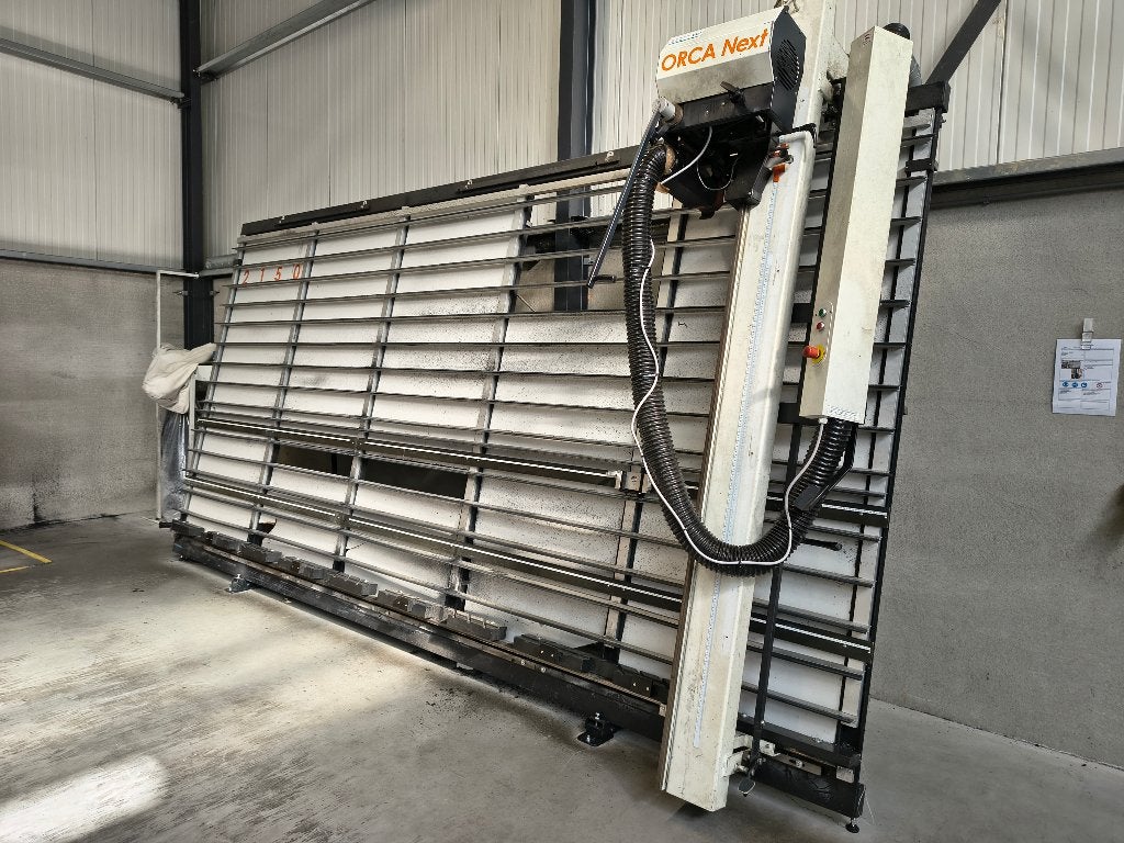 Harwi Orca 2150 Next wandzaag – 2010 – 4900 mm, Ophalen, Gebruikt, Overige typen, 30 tot 70 mm