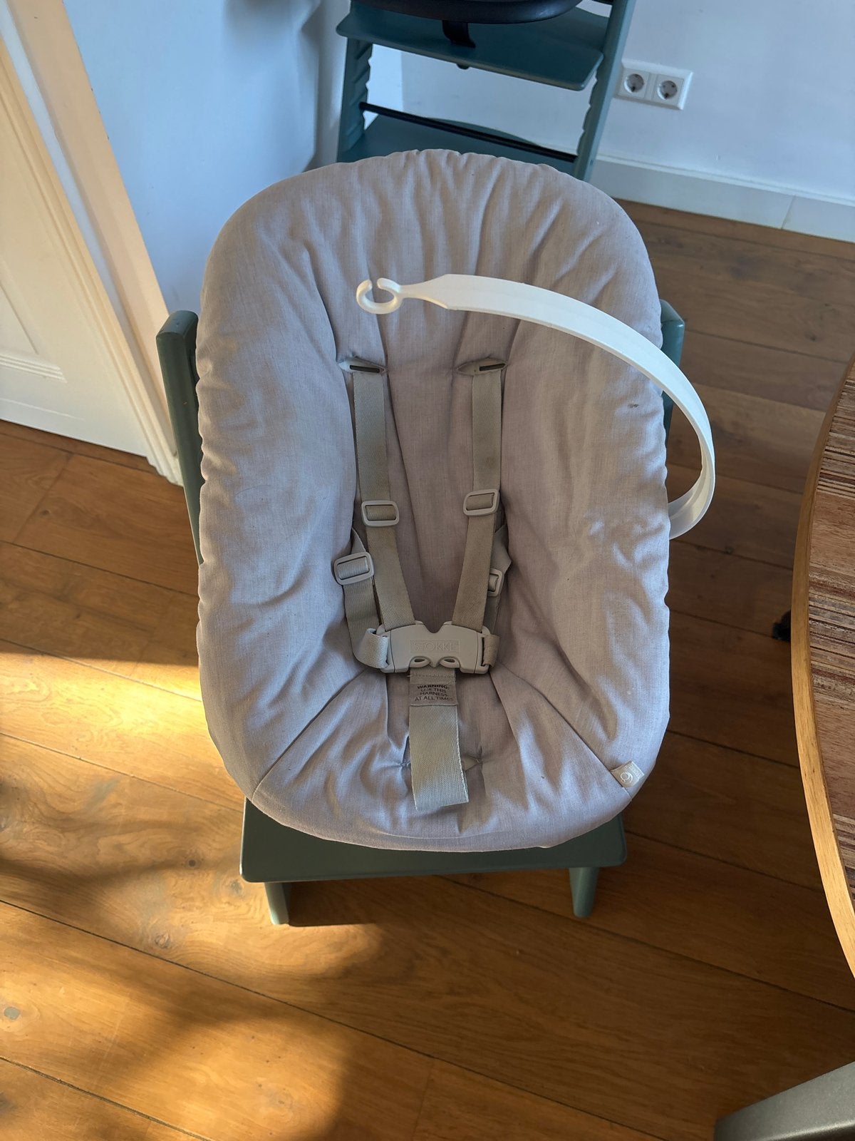 Stokke Tripp Trapp Newborn Set, Kinderen en Baby's, Kinderstoelen, Ophalen, Zo goed als nieuw, Meegroeistoel, Gordel(s)