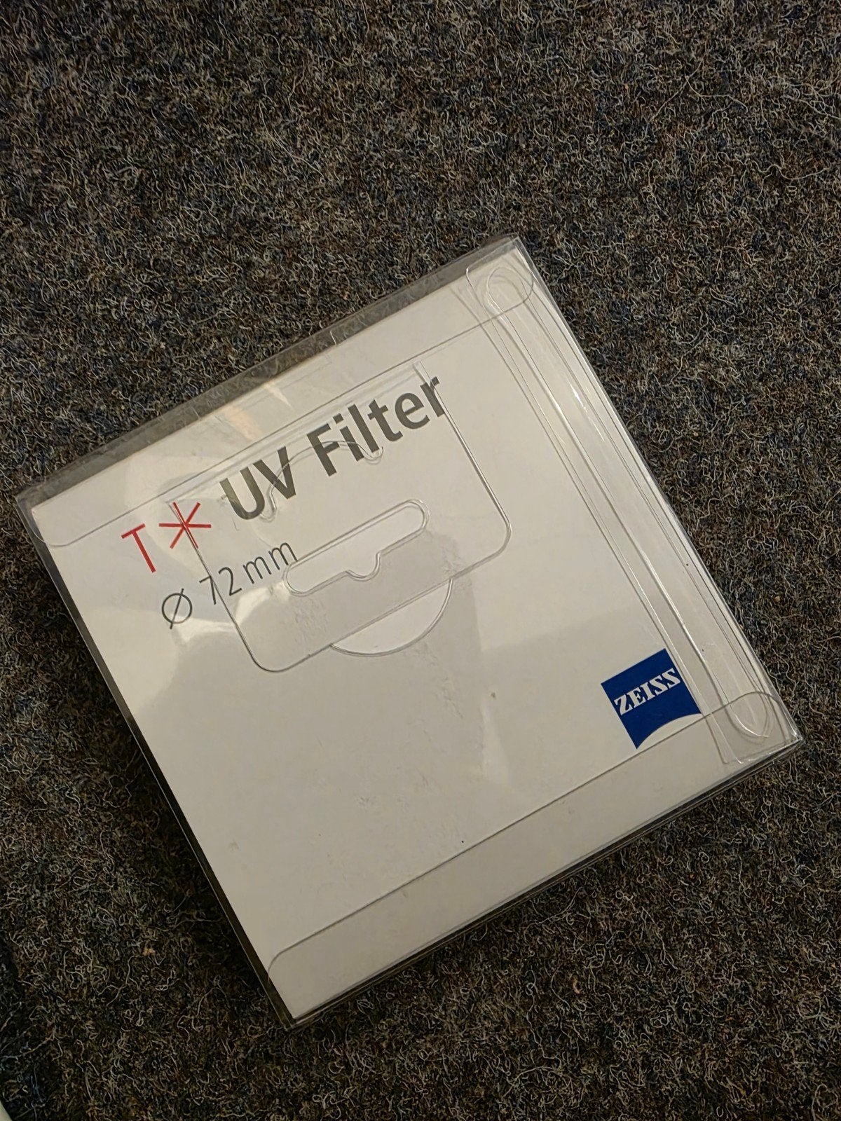 ZEISS T* UV 72 mm nieuw, Overige merken, Ophalen of Verzenden, 70 tot 80 mm, Nieuw