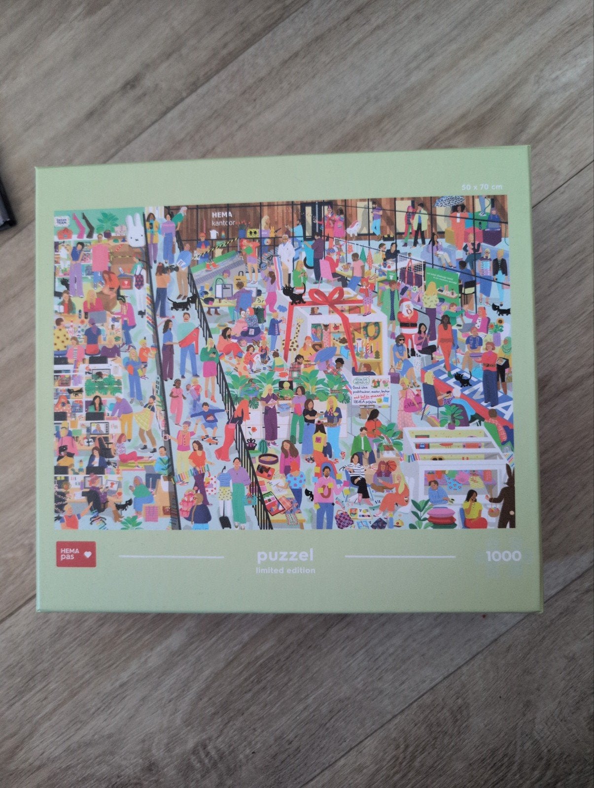 HEMA Limited Edition Puzzel 1000 stukjes, Hobby en Vrije tijd, Denksport en Puzzels, Ophalen of Verzenden, 500 t/m 1500 stukjes