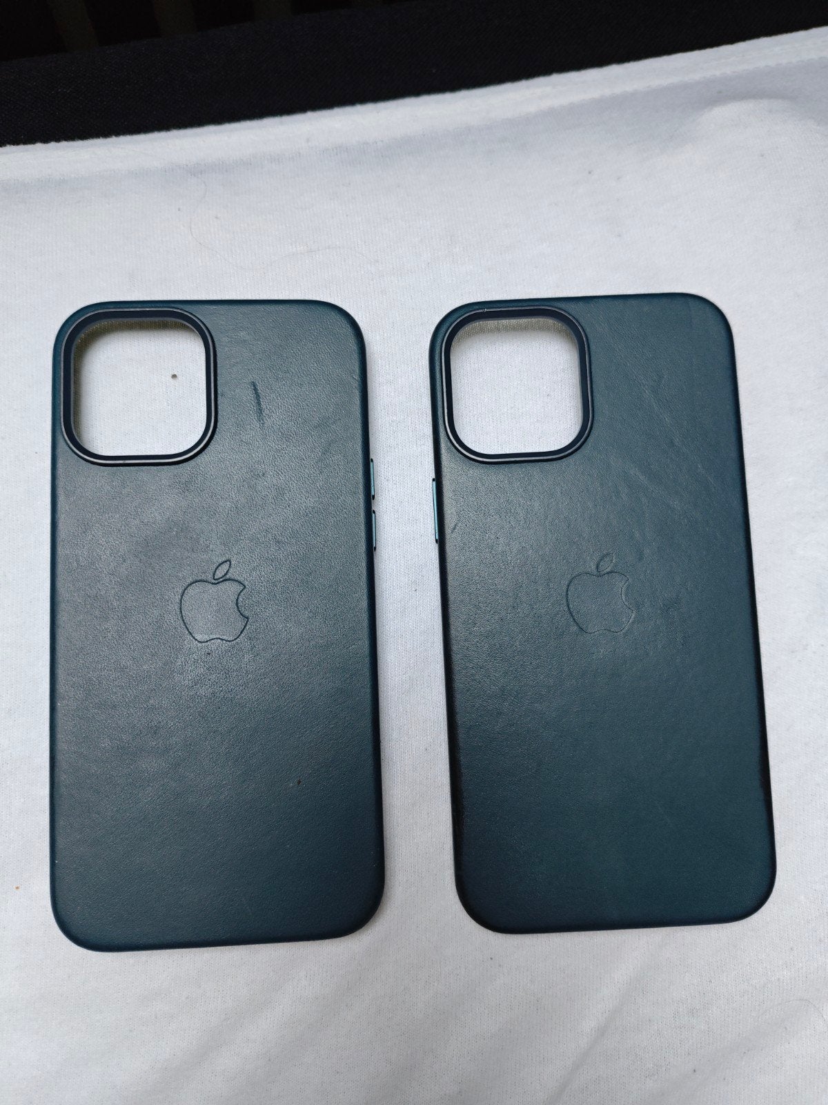 Lederen hoesjes iPhone 15 Pro Max - Baltic Blue, Telecommunicatie, Gebruikt, MagSafe, Blauw, Hoesje of Tasje