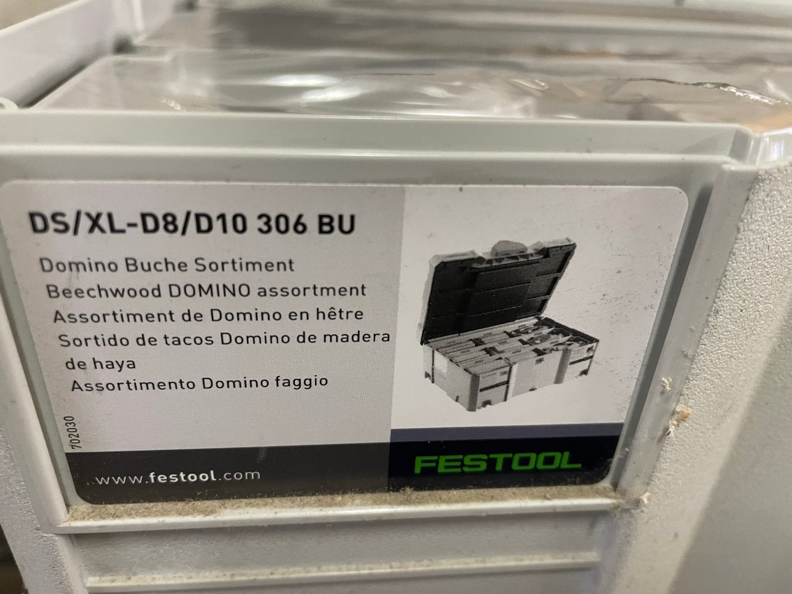 Festool Domino Beuken Assortiment NIEUWDS/XL-D8/D10 306 BU, Ophalen of Verzenden, Nieuw, Overige typen, Festool