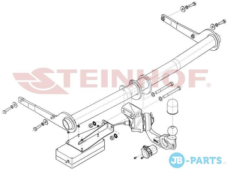 Elektrisch wegklapb. trekhaak Skoda Octavia SW 2013-2020, Auto-onderdelen, -, -, -