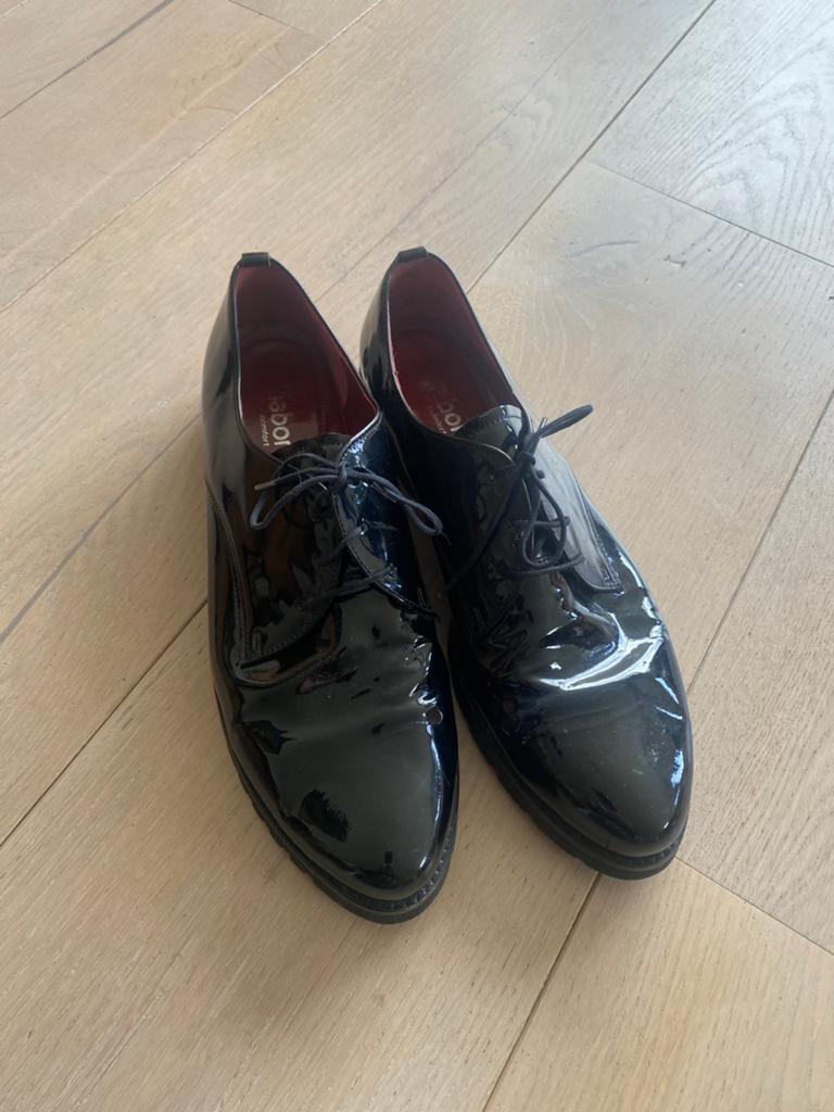 Gabor maat 9 G  43 nieuwstaat, Schoenen met lage hakken, Zwart, Ophalen of Verzenden, Zo goed als nieuw