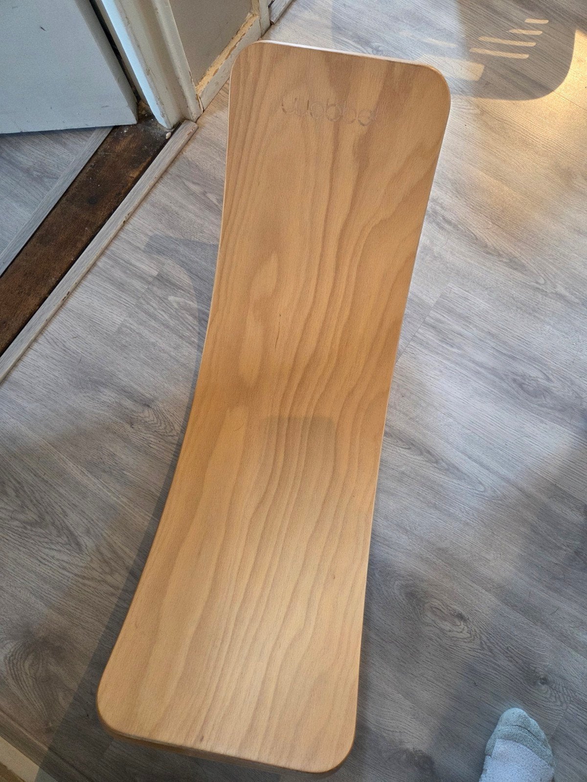 Houten Wobbel Balance Board, Ophalen of Verzenden, Gebruikt
