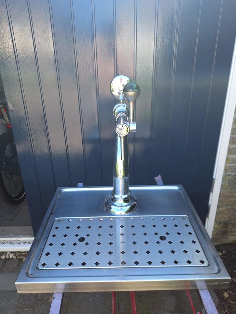 Biertap Heineken lekblad 60x50 tapblad mancave thuisbar, Witgoed en Apparatuur, Thuistaps, Ophalen of Verzenden, Overige merken