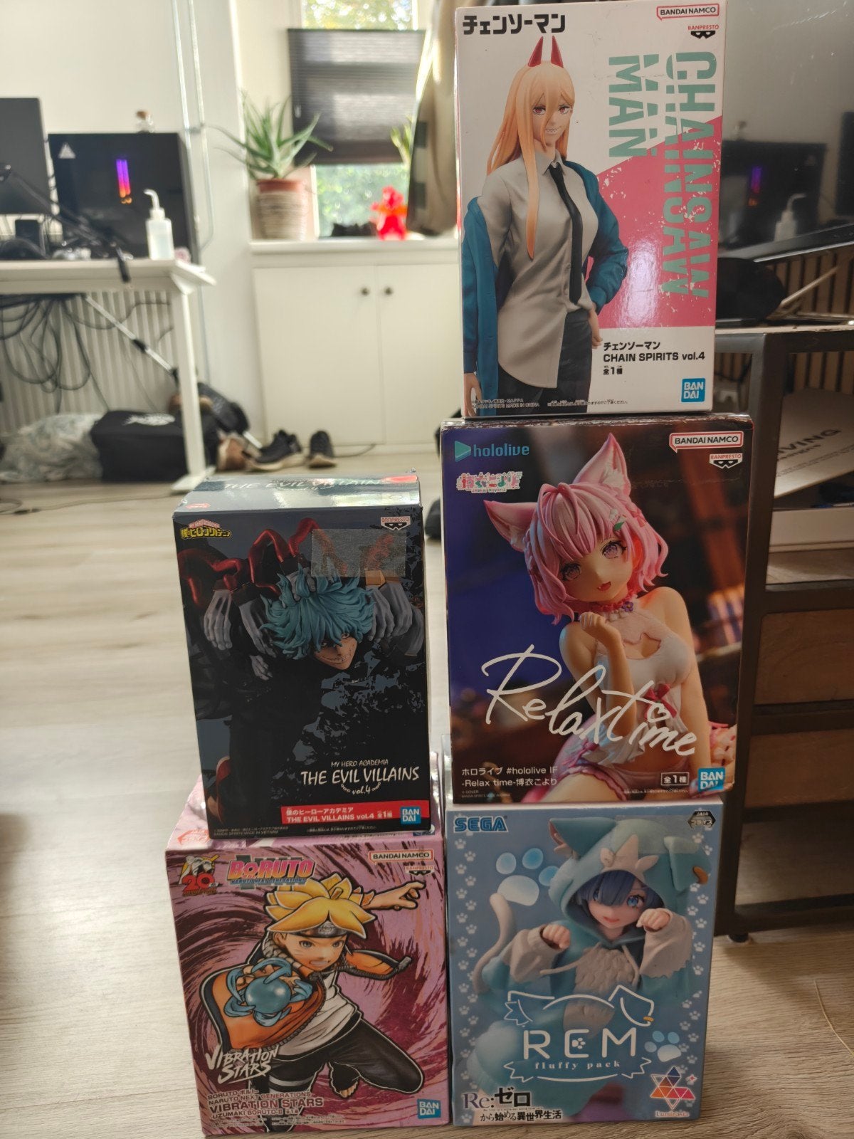 Anime Figuren: Chainsaw Man, Hololive, MHA, Boruto, Re:Zero, Ophalen of Verzenden, Nieuw