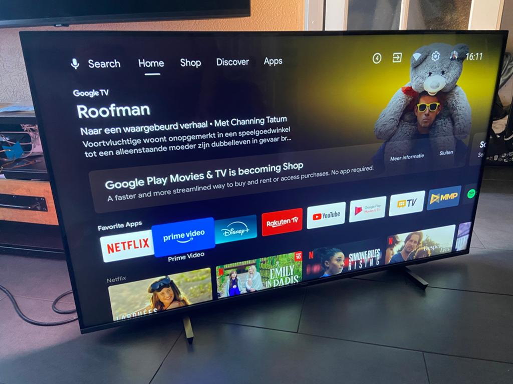 Philips 55 inch Android ambilight 4k smart tv, Audio, Tv en Foto, Televisies, Philips, 50 Hz, Ophalen of Verzenden, Zo goed als nieuw