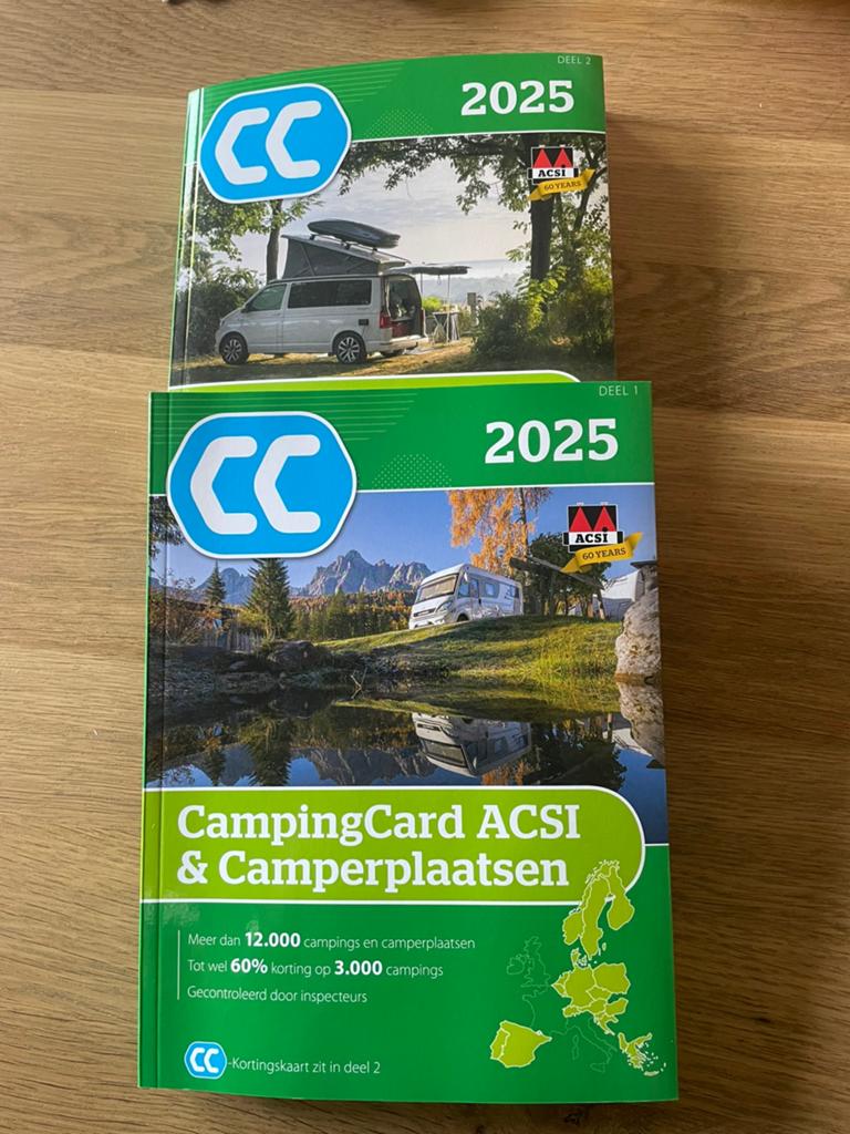 CampingCard ACSI & Camperplaatsen 2025, Overige merken, Europa, Ophalen of Verzenden, Zo goed als nieuw