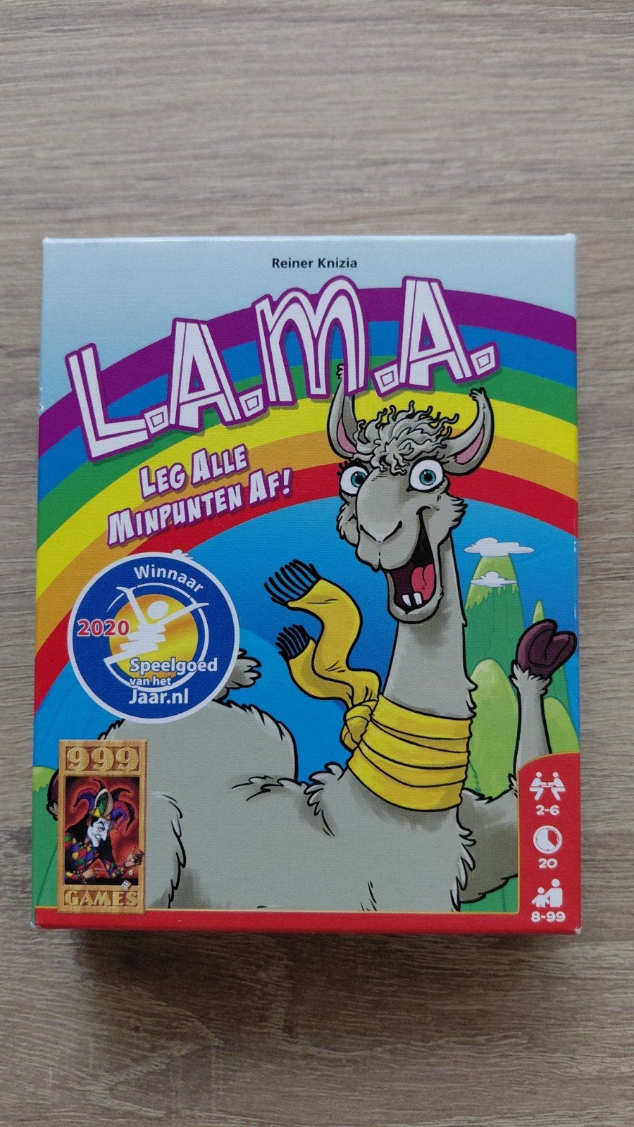 L.A.M.A.(leg alle minpunten af!) kaartspel 999games, z.g.a.n, Ophalen of Verzenden, Nieuw