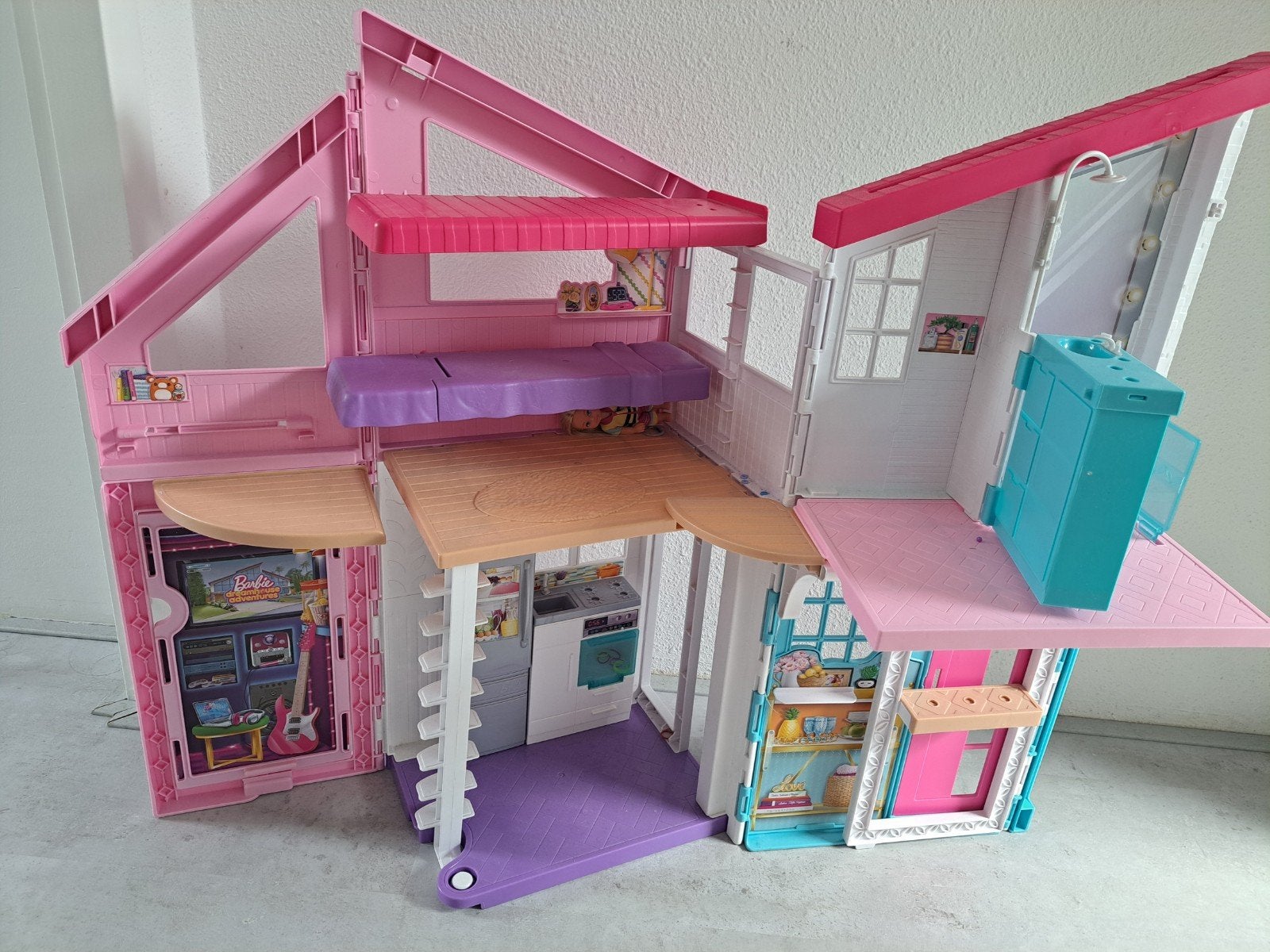 Barbie droomhuis, Kinderen en Baby's, Speelgoed | Poppenhuizen, Ophalen, Zo goed als nieuw, Poppenhuis