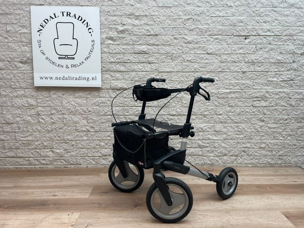 Rollator lichtgewicht Topro Olympos S met tas en rugsteun, Lichtgewicht, N, N, Ophalen of Verzenden
