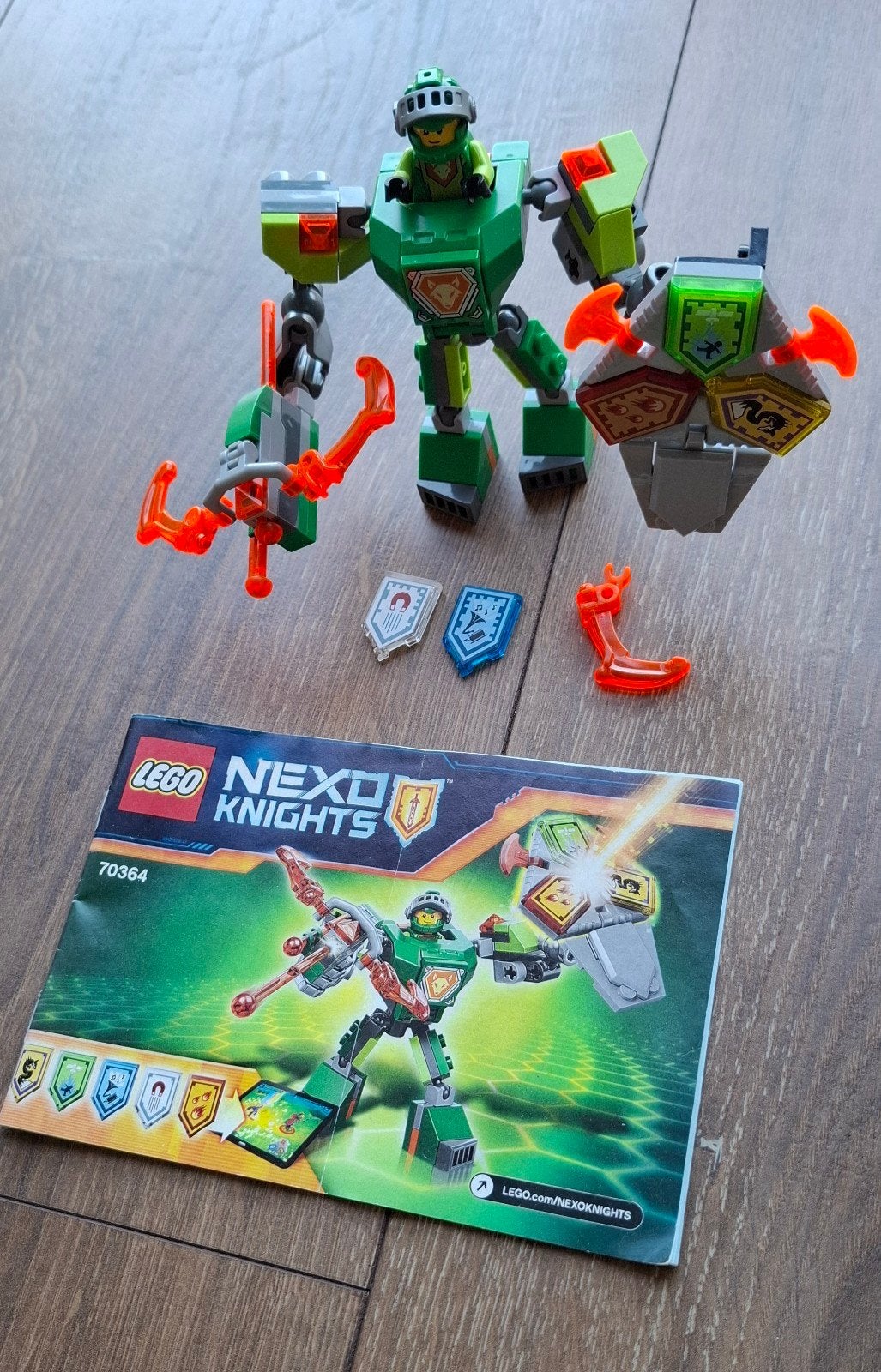 Lego Nexo Knights, Strijdharnas Aaron, 70364, Overige thema's, Lego, Overige typen, Ophalen of Verzenden