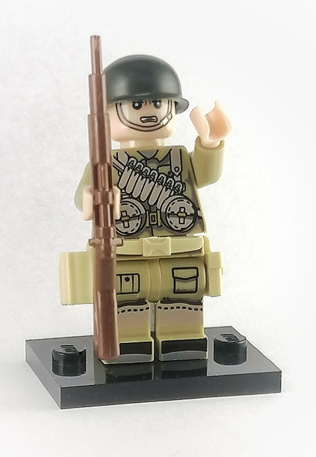 WW2 minifiguur USA soldaat Howdy  € 3,50, Ophalen of Verzenden