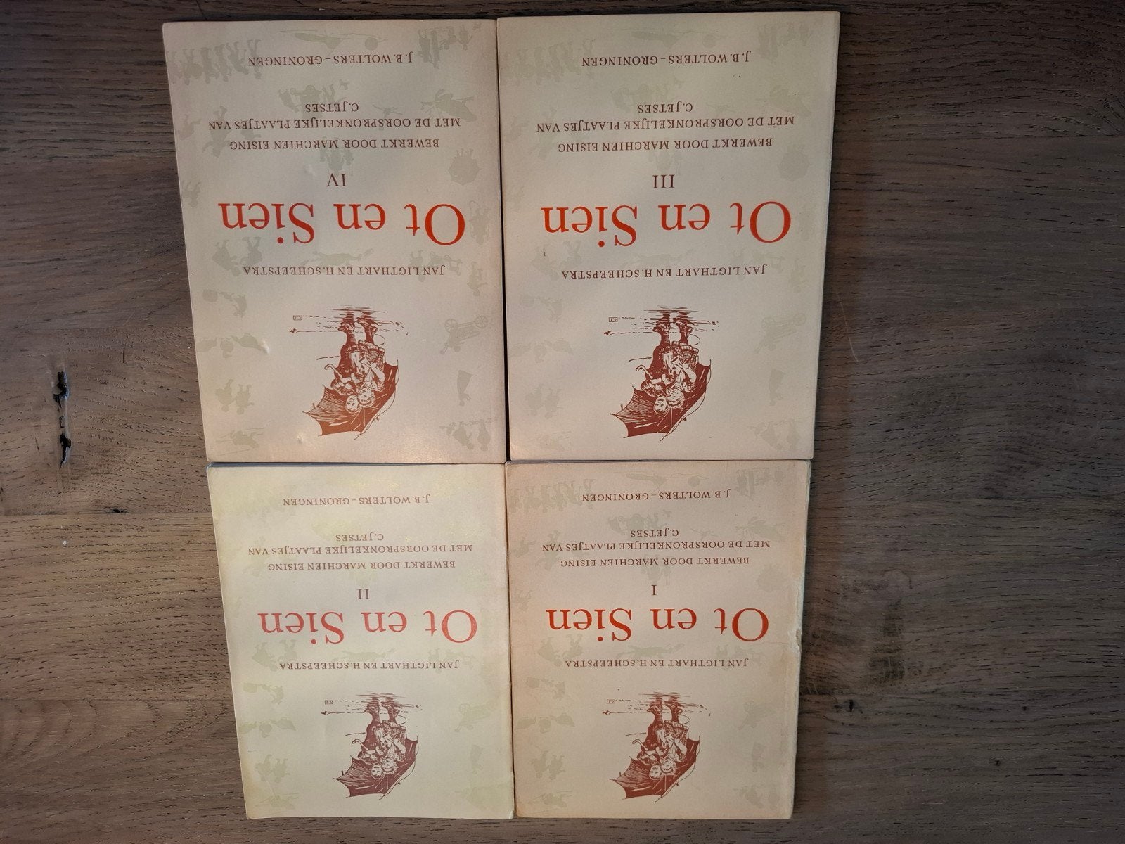 Ot en Sien - Complete set van 4 delen (1966-1968), Ophalen of Verzenden, Gelezen, Jan Lighthart en H. Scheepstra, Fictie algemeen