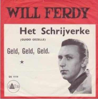 Single (1965) Will Ferdy - Het Schrijverke (Delta), Gebruikt, 7 inch, Ophalen of Verzenden, Fotohoes