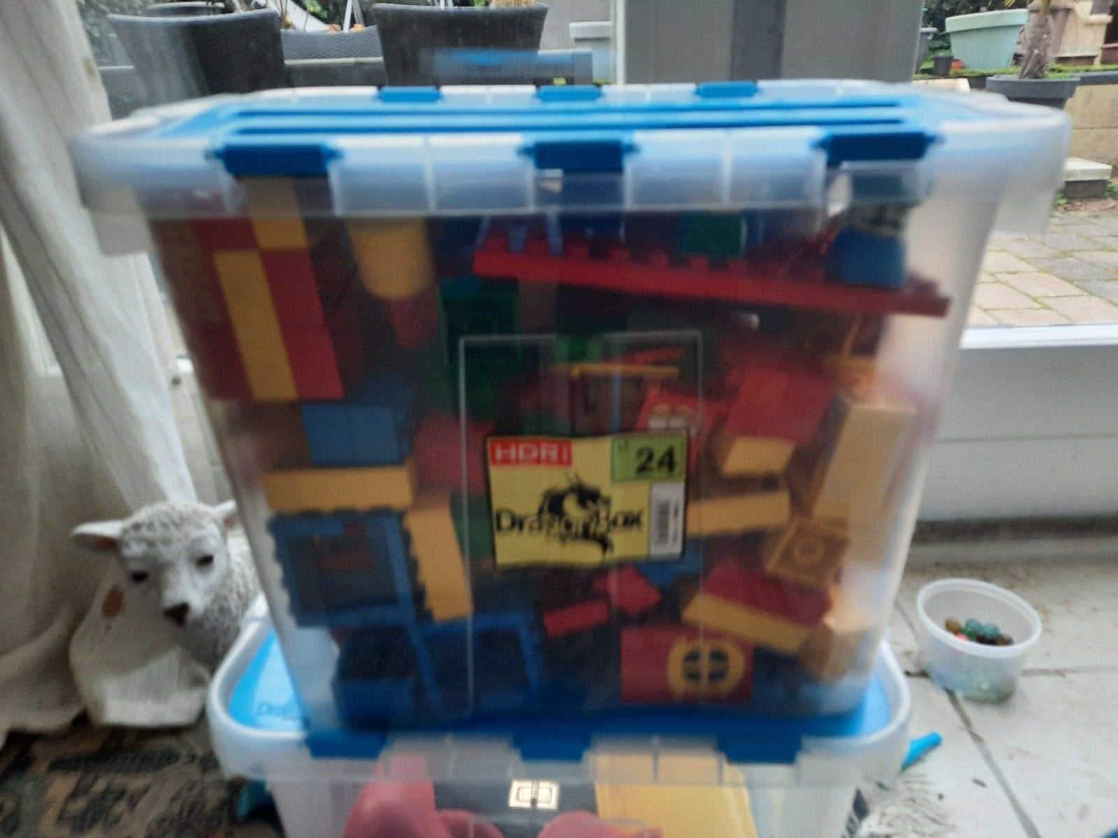 Grote doos vol Duplo blokken en voertuigen, Gebruikt, Inclusief extra onderdelen, Ophalen of Verzenden, Duplo