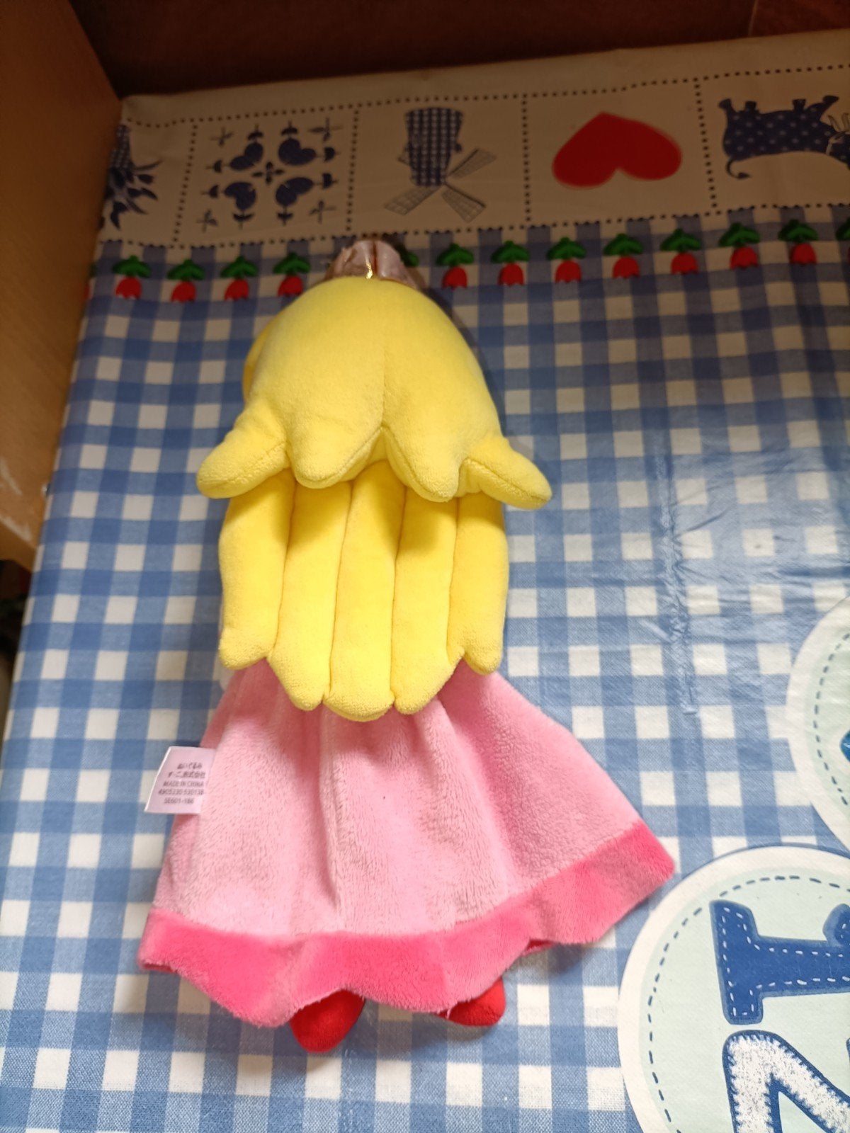 Prinses Peach knuffel 26 cm groot, Ophalen of Verzenden, Zo goed als nieuw, Overige typen