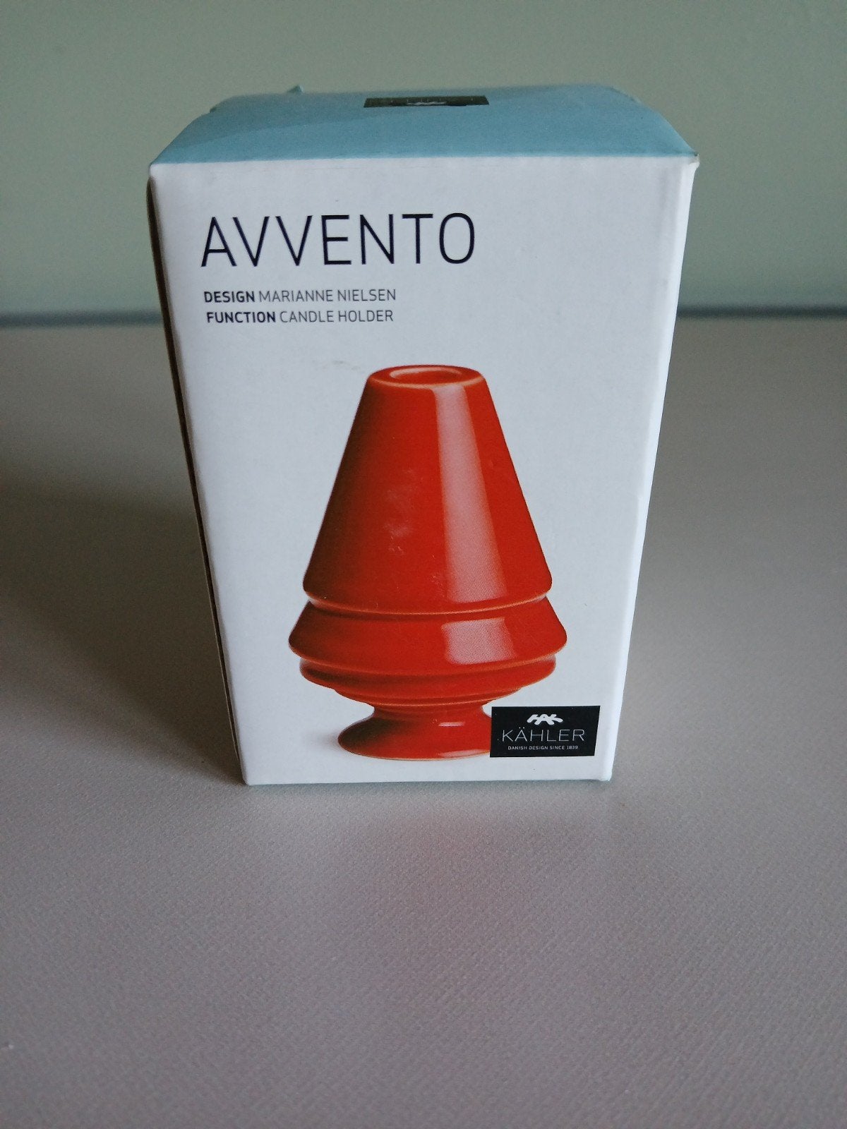Kleine Kähler Avvento kandelaar-rood, Overige merken, Ophalen of Verzenden, Rood, Steen/keramiek