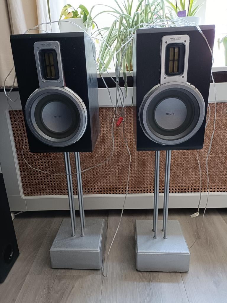 Philips Luidsprekerset met steunen, Ophalen, Philips, Gebruikt, Minder dan 60 watt