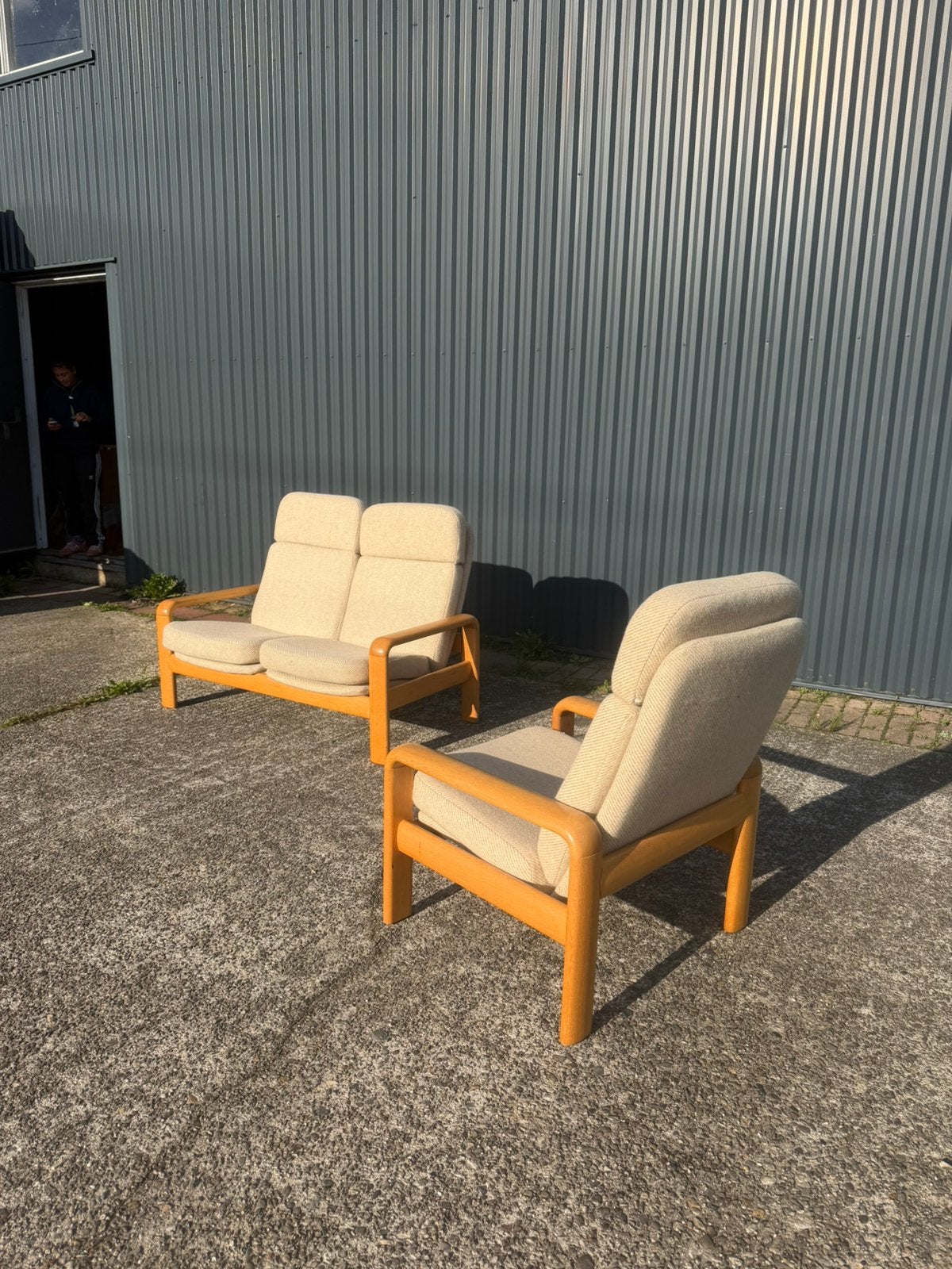 Easy chair bank fauteuil stoel dyrlund setprijs, Ophalen