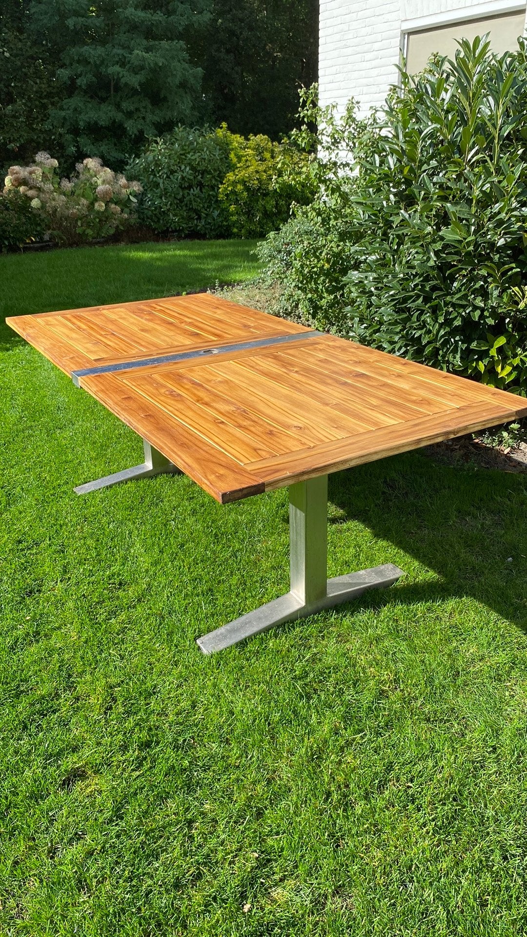 Tuintafel, Tuin en Terras, Ophalen, Zo goed als nieuw, Rechthoekig