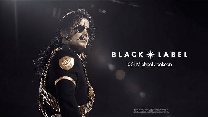 Michael Jackson Black Label Figuur - Collectors Item, Ophalen of Verzenden, Nieuw