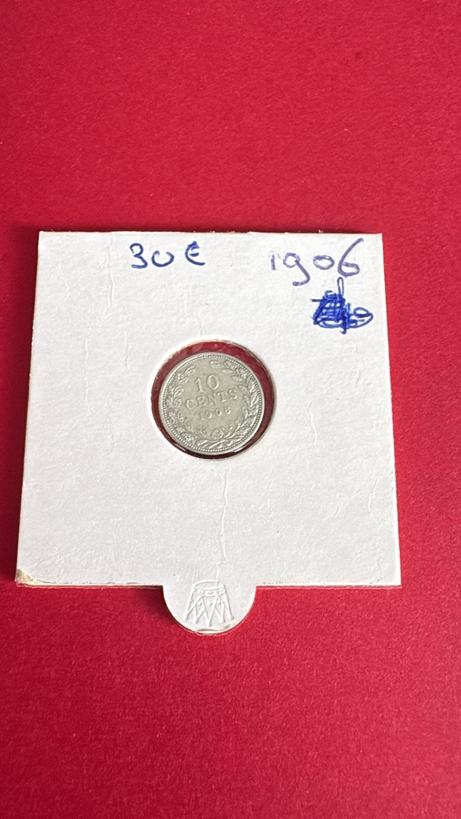 Zilveren Dubbeltje (10 Cents) 1906 - Koningin Wilhelmina, Ophalen of Verzenden, Koningin Wilhelmina, 10 cent
