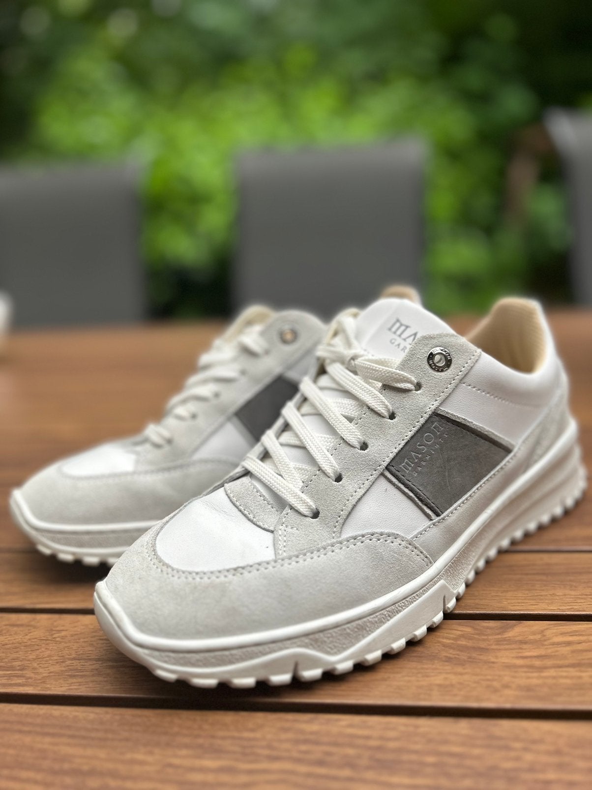 Mason garments, Kleding | Heren, Schoenen, Zo goed als nieuw, Sneakers of Gympen, Wit, Ophalen of Verzenden