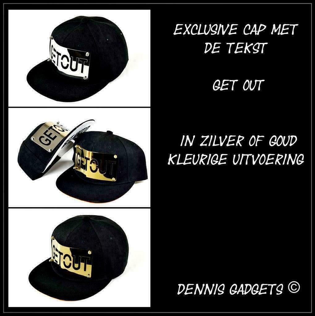 Dennis Gadgets: Exclusive cap Get Out, Ophalen of Verzenden, Nieuw, One size fits all, Pet