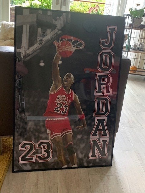 Poster Jordan, Ophalen, Rechthoekig Staand, Met lijst, Nieuw