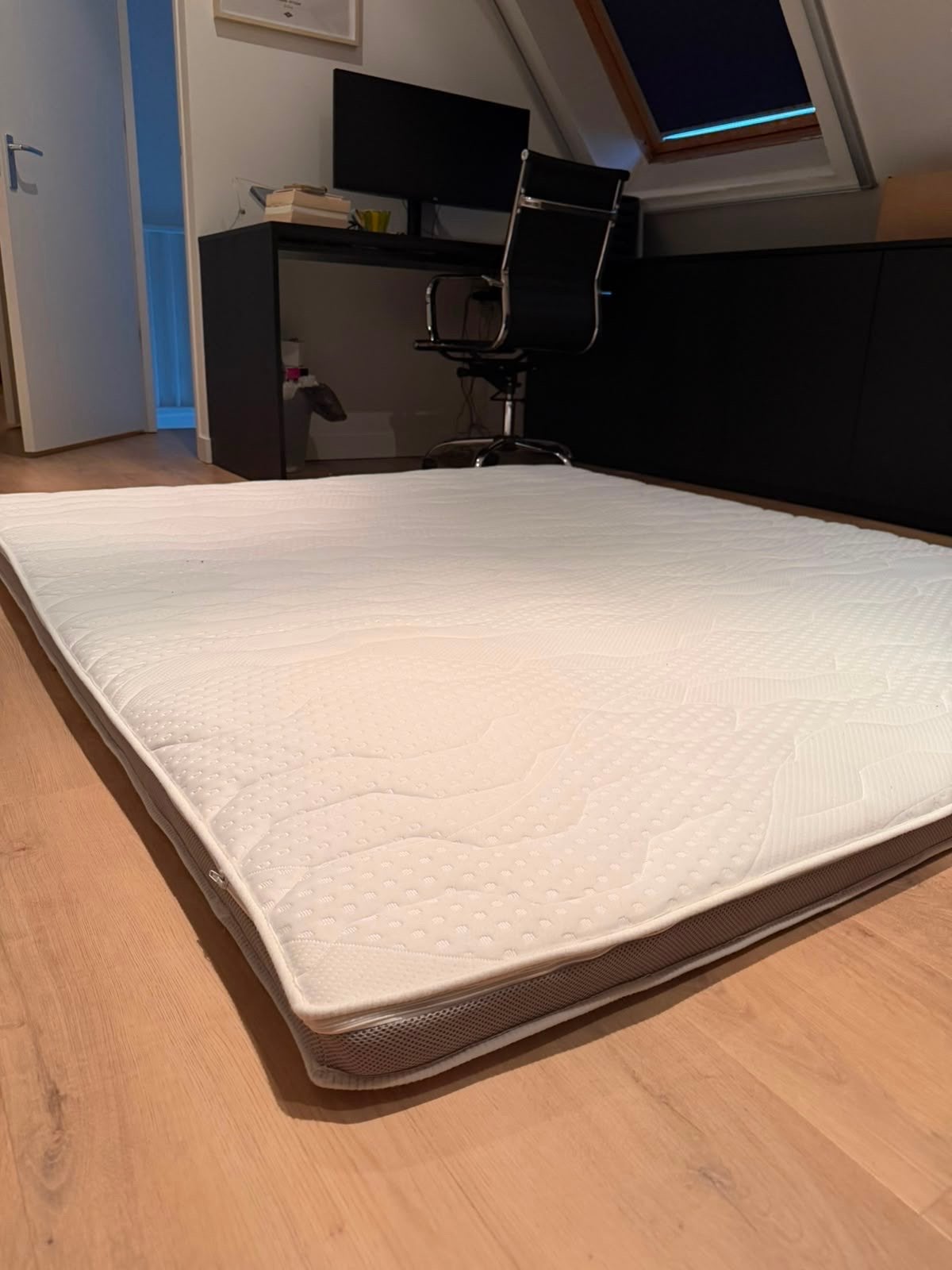 Topmatras Maud Leen Bakker 180x200x10 cm, Ophalen, Tweepersoons, Zo goed als nieuw, Matras