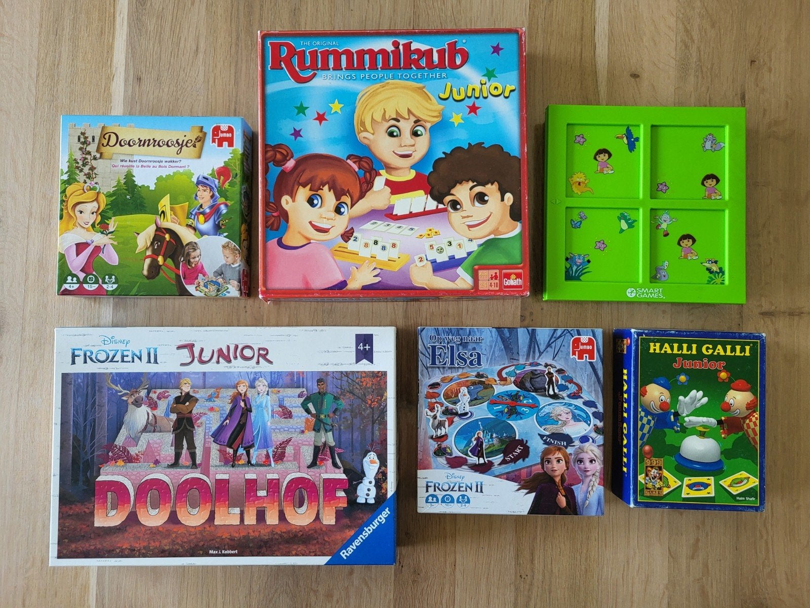 Leuke set bordspellen voor kinderen / meisjes, Een of twee spelers, Ophalen of Verzenden, Gebruikt, Ravensburger, Jumbo, Smart Games