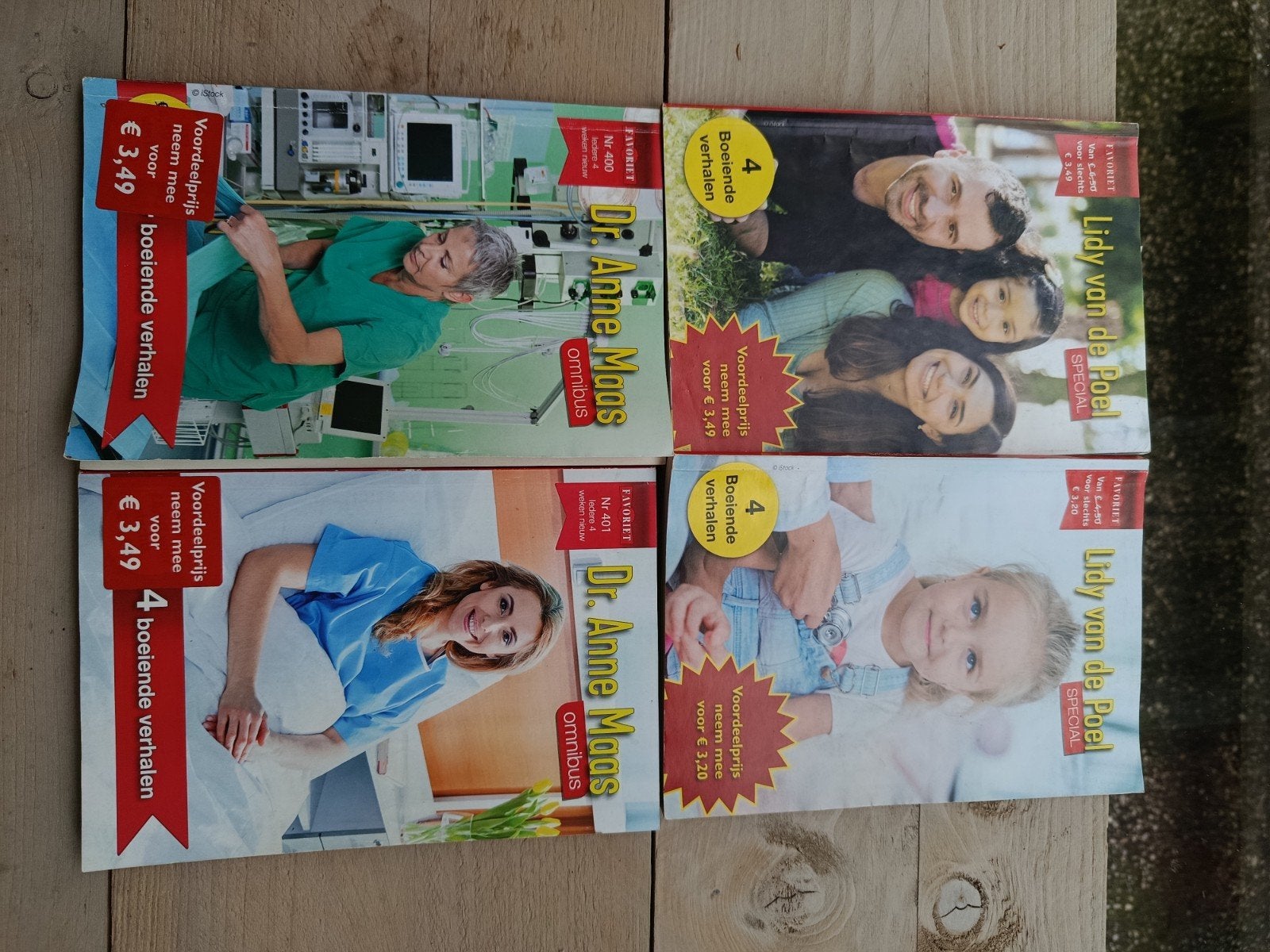 4 boeken: Dr. Anne Maas Omnibus & Lidy van de Poel Special, Boeken, Ophalen of Verzenden, Gelezen, Dr. Anne Maas, Lidy van de Poel