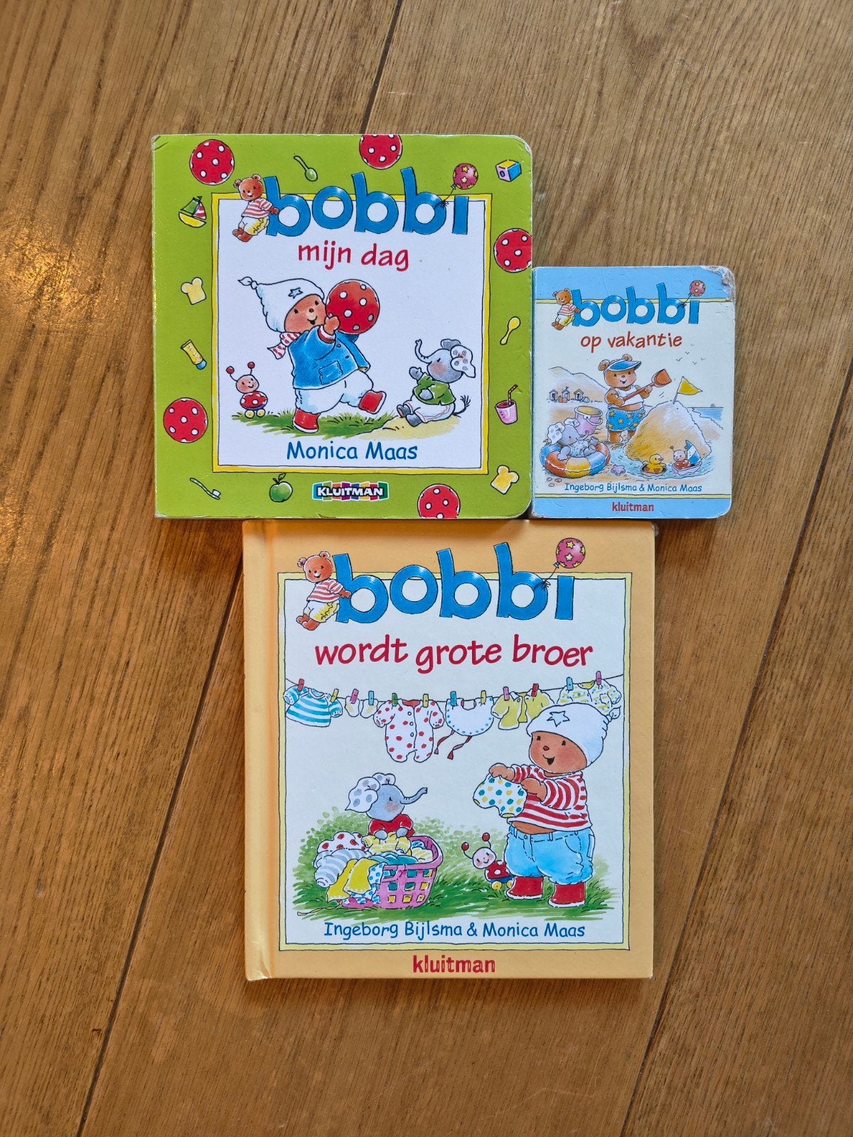 Set Bobbi Boekjes: Mijn Dag, Op Vakantie, Wordt Grote Broer, Boeken, Ophalen of Verzenden, Gelezen, Monica Maas, Ingeborg Bijlsma