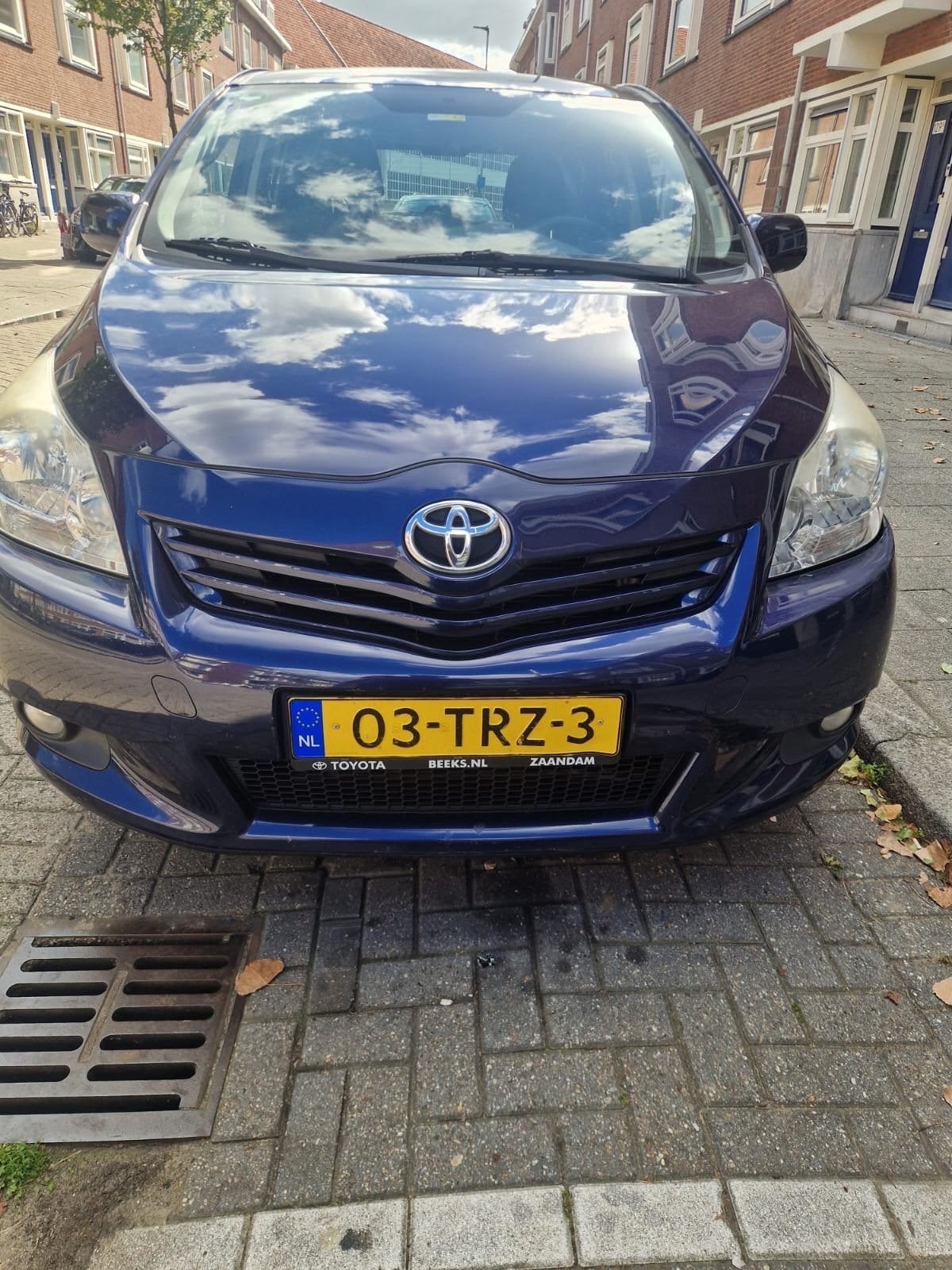 Toyota Verso 1.8 | 2012 | APK t/m 07 | Panomaradak, Auto's, Voorwielaandrijving, 450 kg, 4 cilinders, Blauw
