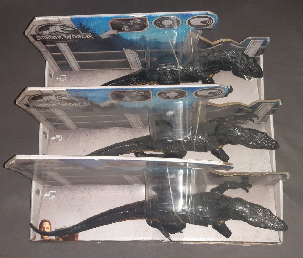 Mattel FLY53 Jurassic World Indoraptor electric x 3, Verzenden, Zo goed als nieuw