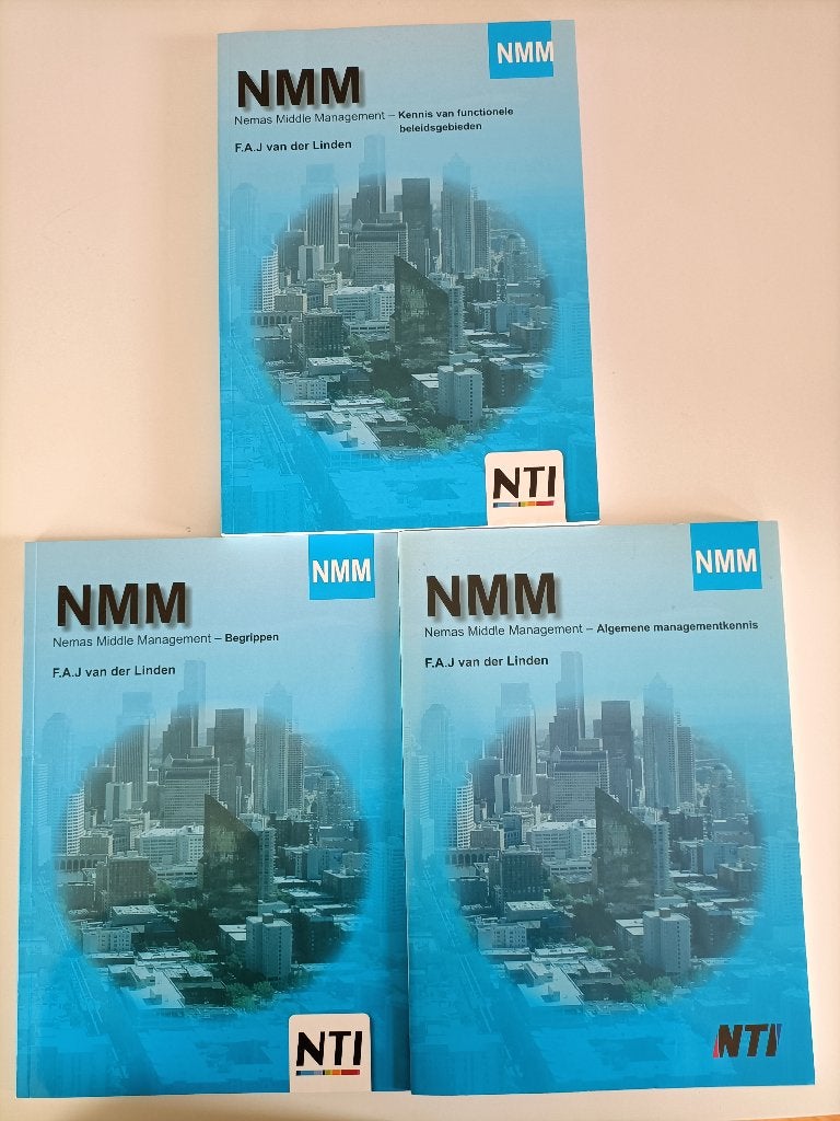 3 boeken NMM Nemas Middle Management, Boeken, Ophalen of Verzenden, Alpha, Zo goed als nieuw, HBO