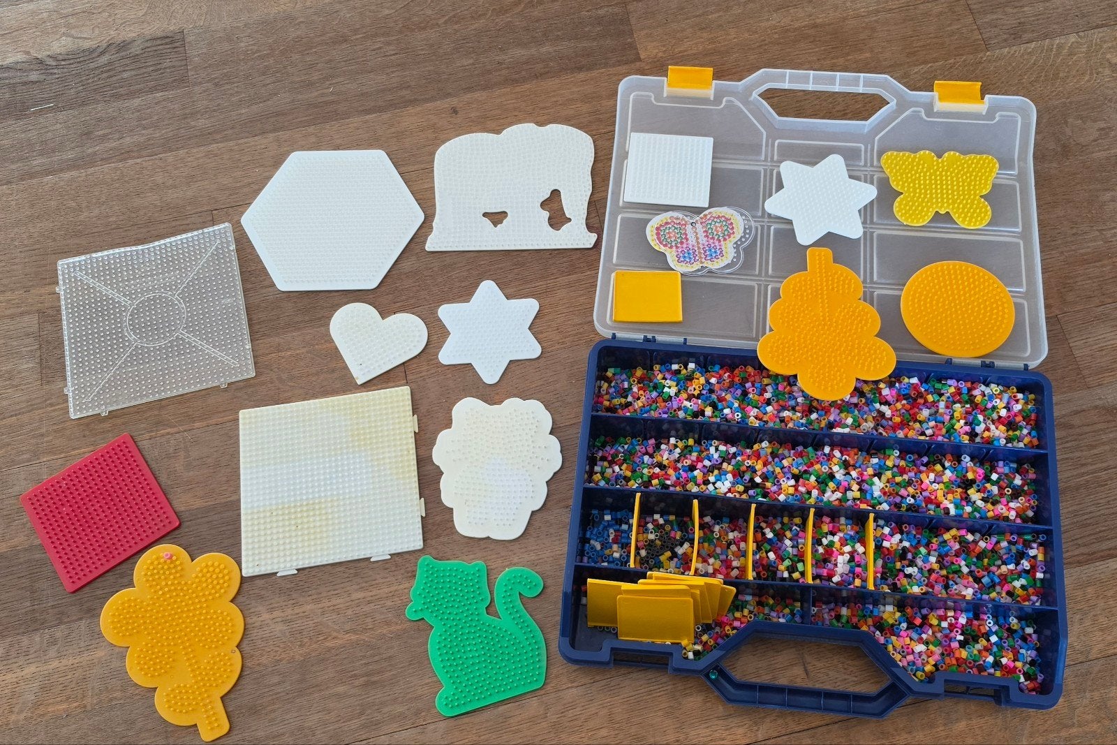 strijkkralen inclusief vormpjes sinterklaas kerst, Verzenden, Gebruikt, Knutselmateriaal